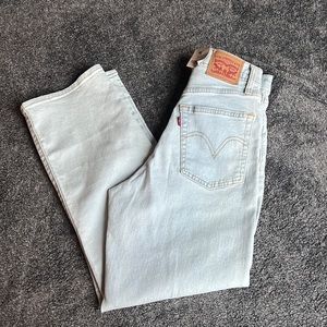 Button-fly Ribcage straight Levis